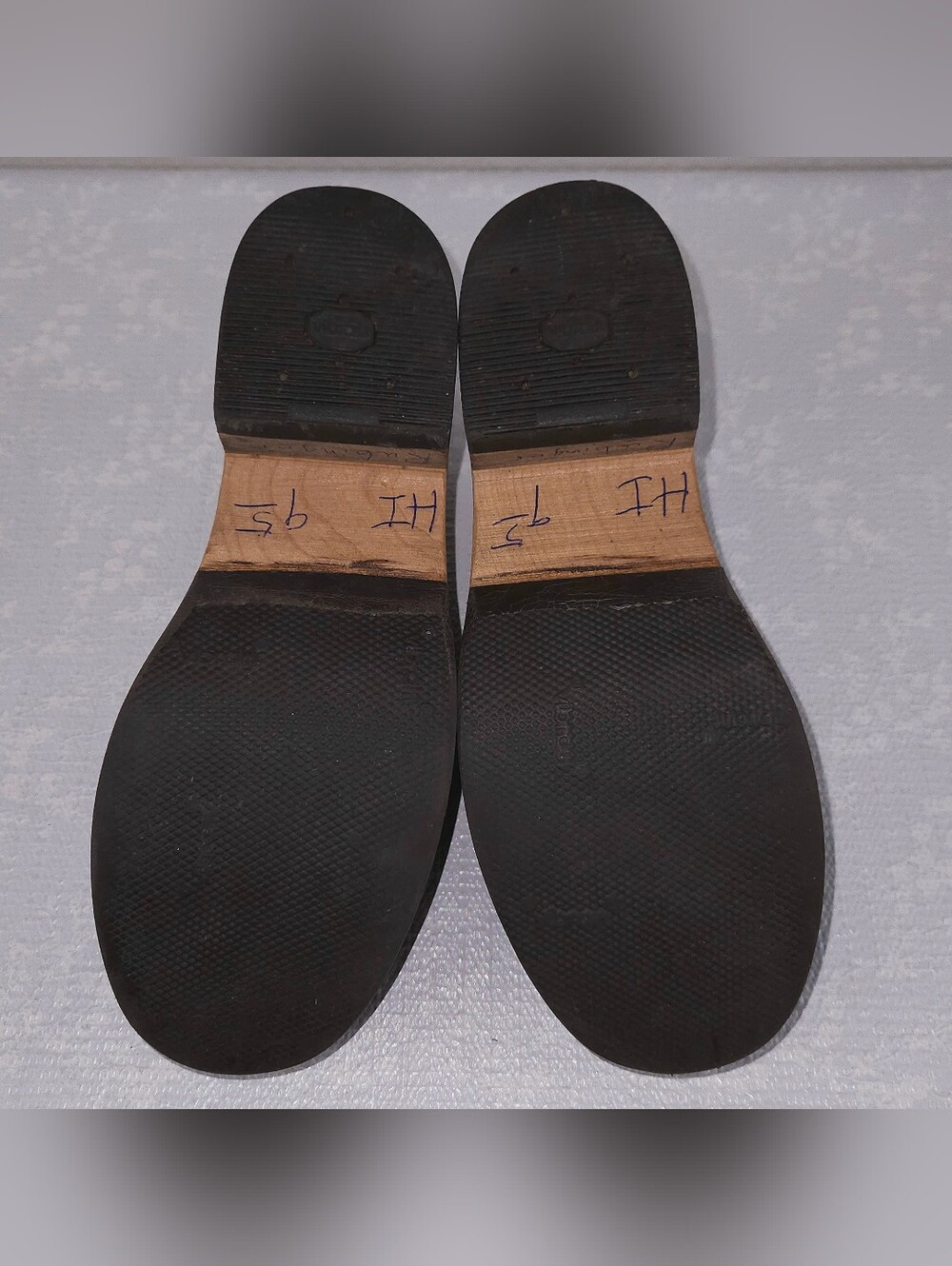 Multnomah Vintage Leather Clogs US 8.5 Blue Brown Platform Shoes - Picture 11 of 11